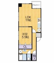 山陽姫路駅 徒歩25分 3階の物件間取画像